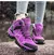 Zapatilla mujer cuero, botines al aire libre, zapatos de senderismo Trekking. - tienda en línea