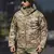 Parka de invierno para hombre, chaquetas tácticas, chaqueta militar con calefacción, abrigos con capucha para mantener el calor, cortavientos, ropa de camuflaje térmica Multicam. - comprar en línea