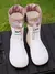 Botas de lluvia impermeables de color sólido para niño y niña, zapatos de agua duraderos antideslizantes, cómodos para el día lluvioso, Outdoor, Unisex. en internet