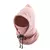 Pasamontañas de invierno con capucha, polaina cálida para el cuello con capucha, calentador de cuello, gorro para senderismo y ciclismo.