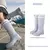 Botas de lluvia para mujer, calcetín medio alto, forrado de llana, cálido, versátil, impermeable, zapatos para exteriores para la lluvia. - CORDILLERA online store