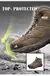 Botines, zapatos de invierno para hombre, Botas de senderismo al aire libre, botín.