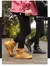 Imagen de Botas para la nieve, para el frío, invierno, con punta ancha para niños y niñas, zapatos forrados de piel imermeables con aislamiento, zapatillas de deporte para exteriores para clima frío.