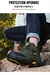 Los últimos zapatos de senderismo para hombre y mujer, zapatillas antideslizantes, resistentes al desgaste para exteriores, escalada en roca, senderismo, caza, deportes para hombre y mujer, cuero. - comprar en línea