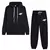 Imagen de Sudaderas con capucha y pantalones de alta calidad para mujer, traje deportivo informal diario para correr, traje para el aire libre.