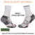 6 pares de calcetines de senderismo con cojín pesado para hombre y mujer, algodón, antiolor, absorbe la humedad, unisex, tallas 35-50 para senderismo, para correr. - CORDILLERA online store