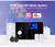 Sistema de alarma inalámbrico WIFI GSM, sistema de alarma de seguridad antirrobo para el hogar, Control por aplicación Tuya, sirena, Detector de movimiento, Sensor de humo PIR.