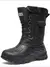 Imagen de Botas de nieve de invierno para hombre, zapatos para la lluvia, zapatos de pesca al aire libre, zapatos de Trekking en la nieve, botas impermeables para caminar al aire libre.