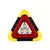 Imagen de Luz de advertencia Solar Triangular de emergencia 2 en 1, luces de trabajo LED.