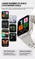 Imagen de Smartwatch Huawei Xiaomi, reloj inteligente hombre, mujer, 1,85 pulgadas HD AMOLED pantalla completamente táctil IP68 impermeable Bluetooth llamada SmartWatch.