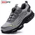 Nuevos zapatos de seguridad con botón giratorio para hombre, zapatos de trabajo antiimpacto y antiperforación, calzado deportivo de moda para hombre y seguridad profesional. en internet
