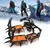 Crampones antideslizantes para escalada, cubiertas de zapatos, tacos de punta, acero inoxidable, para deporte, 12 dientes. - tienda en línea