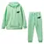 Sudaderas con capucha y pantalones de alta calidad para mujer, traje deportivo informal diario para correr, traje para el aire libre.
