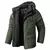 Parkas gruesas para hombre, chaqueta cálida de invierno, abrigos de lana de Cacchemira, cortavientos militar acolchado de algodón para exteriores, prendas de vestir con capucha. - tienda en línea