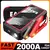 Arrancador de batería de coche 2000A/1200A/600A, arranque de batería de vehículo, arranque de batería de coche, refuerzo de banco de energía portátil, dispositivo de arranque de emergencia para gasolina y diésel.