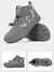 Botas de nieve y lluvia para niños y niñas, zapatillas con punta ancha y aislamiento de invierno, zapatos forrados de piel impermeables para niños y niñas, zapatillas de deporte para exteriores para clima frío. en internet