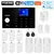 Sistema de alarma inalámbrico WIFI GSM, sistema de alarma de seguridad antirrobo para el hogar, Control por aplicación Tuya, sirena, Detector de movimiento, Sensor de humo PIR.