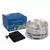 Juego de cocina para acampar de acero inoxidable, tetera, olla, sartén, elementos esenciales. - tienda en línea