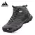 Botines, zapatos de invierno para hombre, Botas de senderismo al aire libre, botín.