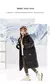 Parka de invierno para niños, chaqueta larga de algodón para adolescentes y niñas, abrigo negro y rojo, traje para la nieve, parka con capucha.