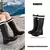 Imagen de Botas de lluvia para mujer, calcetín medio alto, forrado de llana, cálido, versátil, impermeable, zapatos para exteriores para la lluvia.