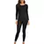 Conjuntos de ropa interior térmica para mujer, calzoncillos largos, capa base, térmicas ligeras, sudadera fría, mantiene el calor, conjunto de pijama, tops y parte inferior. - tienda en línea