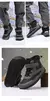 Imagen de Botas para la nieve, para el frío, invierno, con punta ancha para niños y niñas, zapatos forrados de piel imermeables con aislamiento, zapatillas de deporte para exteriores para clima frío.