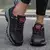 Zapatos de senderismo para mujer, zapatillas impermeables para exteriores, zapatos antideslizantes para caminar, calzado cómodo, botas de escalada, zapatos deportivos para mujer. - comprar en línea