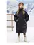 Parka de invierno para niños, chaqueta larga de algodón para adolescentes y niñas, abrigo negro y rojo, traje para la nieve, parka con capucha. - CORDILLERA online store