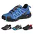 Image of Waterproof men's and women's outdoor sports shoes, lace-up climbing shoes, trekking shoes for men and women, non-slip tactical shoes.