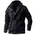 Imagen de Chaqueta táctica, para viajes, deportes al aire libre, chaqueta de entrenamiento de camuflaje, Camping, montañismo, cortavientos, medio largo.