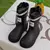 Imagen de Botas de lluvia impermeables de color sólido para niño y niña, zapatos de agua duraderos antideslizantes, cómodos para el día lluvioso, Outdoor, Unisex.