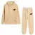 Sudaderas con capucha y pantalones de alta calidad para mujer, traje deportivo informal diario para correr, traje para el aire libre. - comprar en línea