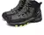 Zapatos de senderismo de cuero, botas de trekking para hombre, botas de caza impermeables de montaña, zapatillas de deporte para hombre, botines tácticos de combate en el desierto.