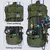 Mochila de pesca táctica, bolsa para aparejos con soportes para caña, almacenamiento de equipo de pescado, Molle, Camping, senderismo, bolsa multifuncional al aire libre. - comprar en línea