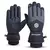 Guantes Unisex de invierno para Snowboard, guantes de esquí de cuero PU, antideslizantes, pantalla táctil, impermeables, de lana, cálidos, para ciclismo y nieve. en internet