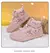 Botas de nieve y lluvia para niños y niñas, zapatillas con punta ancha y aislamiento de invierno, zapatos forrados de piel impermeables para niños y niñas, zapatillas de deporte para exteriores para clima frío. - comprar en línea