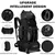 Mochila impermeable de 90L para hombre y mujer, bolsa de gran capacidad para senderismo. - comprar en línea