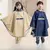 Capa impermeable, chubasquero para niños estilo capa, mochilas escolares, versión coreana avanzada, poncho impermeable para niños. - tienda en línea