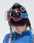 Gafas de esquí para niños, montura con correa estampada para niño y niña, lentes magnéticos intercambiables UV400, gafas de sol antiniebla para nieve. - comprar en línea