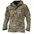 Chaqueta táctica, para viajes, deportes al aire libre, chaqueta de entrenamiento de camuflaje, Camping, montañismo, cortavientos, medio largo. - comprar en línea