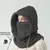 Pasamontañas de invierno con capucha, polaina cálida para el cuello con capucha, calentador de cuello, gorro para senderismo y ciclismo. - comprar en línea