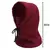 Chapéu térmico de lã com capuz para inverno, à prova de vento, quente para clima frio, esqui, esporte, aquecedor de pescoço para homens e mulheres. - loja online