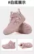 Botas de nieve y lluvia para niños y niñas, zapatillas con punta ancha y aislamiento de invierno, zapatos forrados de piel impermeables para niños y niñas, zapatillas de deporte para exteriores para clima frío. - comprar en línea