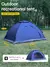 Tienda de campaña al aire libre, Carpa con protección solar y lluvia, cama doble. - comprar en línea