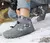 Botas de nieve y lluvia para niños y niñas, zapatillas con punta ancha y aislamiento de invierno, zapatos forrados de piel impermeables para niños y niñas, zapatillas de deporte para exteriores para clima frío. en internet