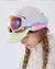 Gafas de esquí para niños, montura con correa estampada para niño y niña, lentes magnéticos intercambiables UV400, gafas de sol antiniebla para nieve.