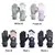 Imagen de Guantes Unisex de invierno para Snowboard, guantes de esquí de cuero PU, antideslizantes, pantalla táctil, impermeables, de lana, cálidos, para ciclismo y nieve.