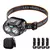 Potente linterna frontal LED IPX4, linterna frontal de emergencia impermeable, linterna frontal LED XPE de 250LM, 500mAh para pesca al aire libre, Camping y senderismo. - CORDILLERA online store