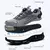 Imagen de Nuevos zapatos de seguridad con botón giratorio para hombre, zapatos de trabajo antiimpacto y antiperforación, calzado deportivo de moda para hombre y seguridad profesional.